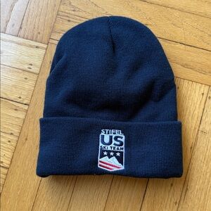 US Ski Team Blue Beanie